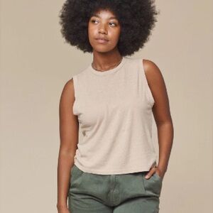 Jungmaven Phoenix Muscle Tee (Desert Khaki)